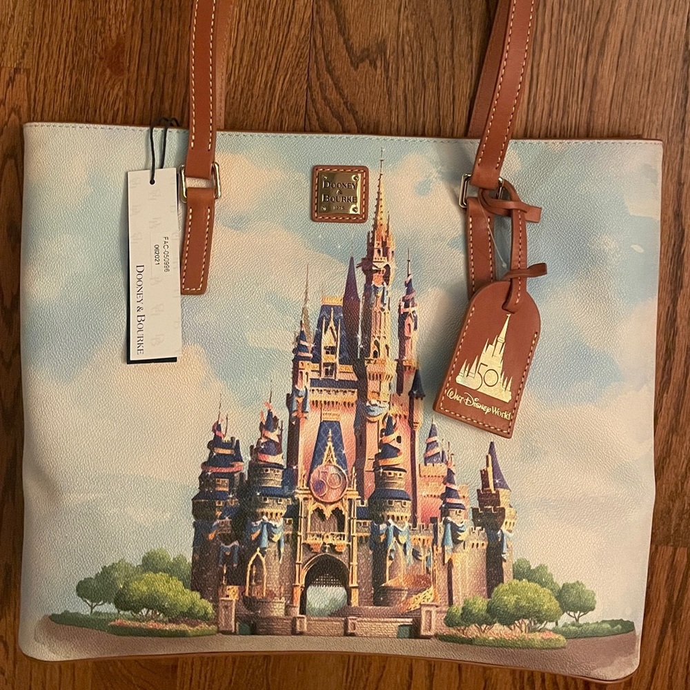 Cinderella Castle Walt Disney World 50 Dooney & Burke Tote